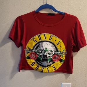 Guns and Rose's crop top